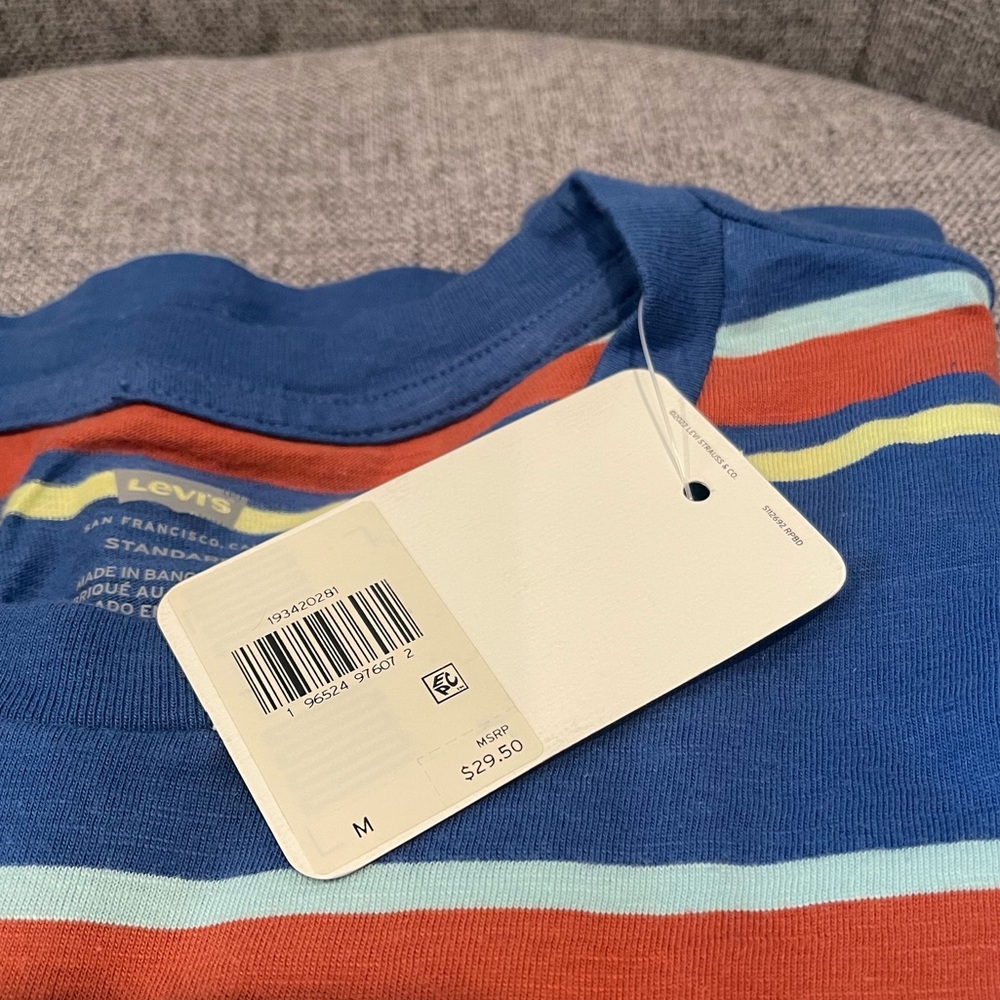 Levi’s Striped Short Sleeve T-Shirt - Picture 3 of 3